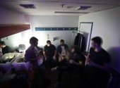 Back stage in Coffs Harbour.